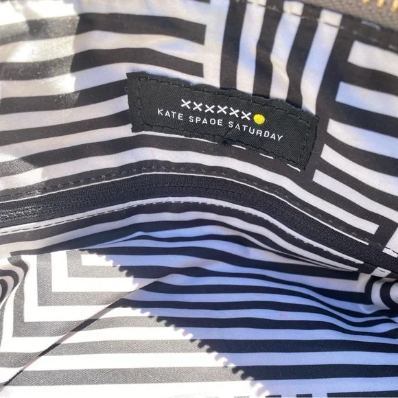 Kate Spade Freeform Satchel Saturday Grey Leather Crossbody Purse 15”x8.5” Bag - Picture 7 of 12